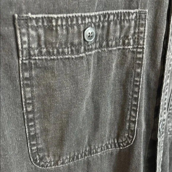 GAP Black Casual Button Down Shirt - Picture 5 of 6